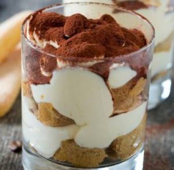 Dessertglas tiramisu (oktober – maart)